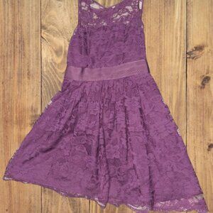 BB Dakota Dark Purple Cocktail Dress - Size 2 | Sleek & Chic Evening Style
